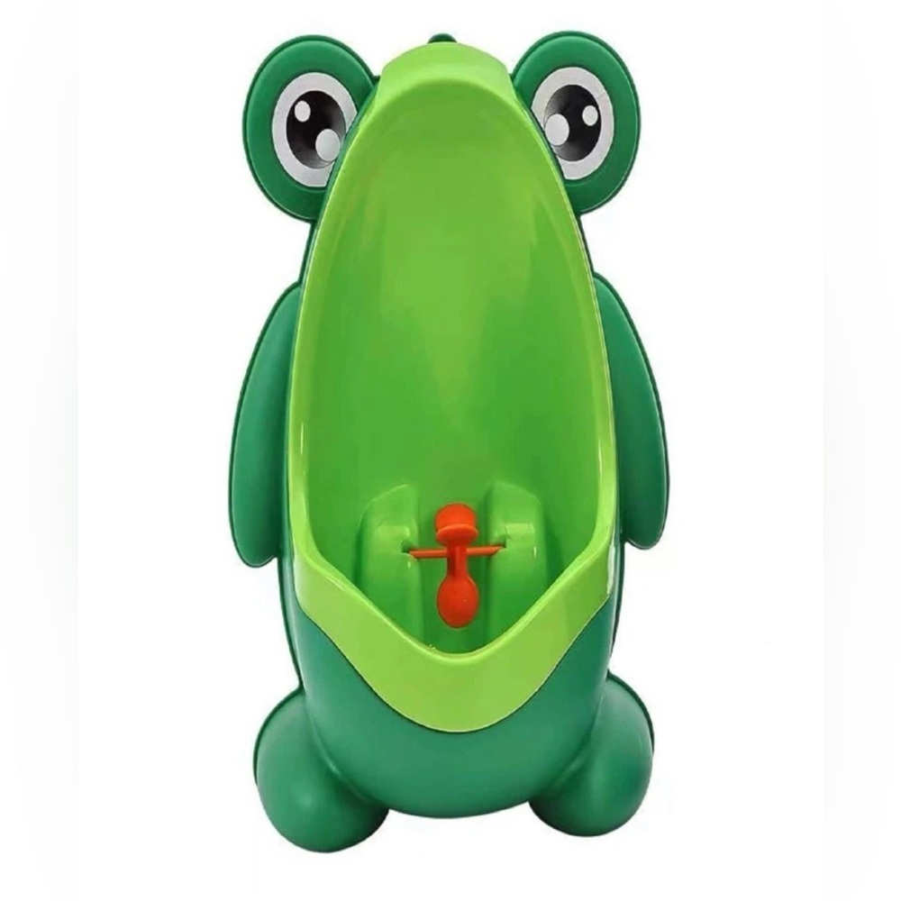 Green Frog Toilet Boy Pee Stand Up Potty Kids Toddler Pee Trainer